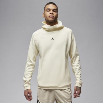 JORDAN DRI-FIT SPORT MENS AIR FLEECE PULLOVER HOODIE 'COCONUT MILK/BLACK'