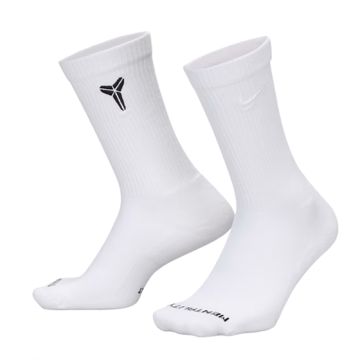 KOBE EVERYDAY ELEVATED CREW SOCKS 'WHITE'