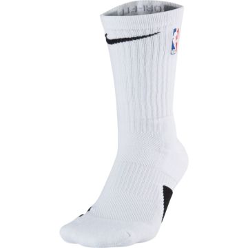 NBA ELITE CREW SOCKS 'WHITE'