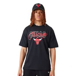 New era Chicago Bulls Script Short Sleeve T-Shirt Black