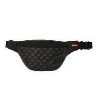 HANGOVER DRIP CHECK SAVVY CROSSBODY BAG 'BLACK'